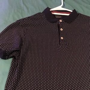 Zara polkadot polo